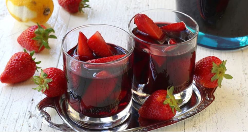 Wine and Strawberries