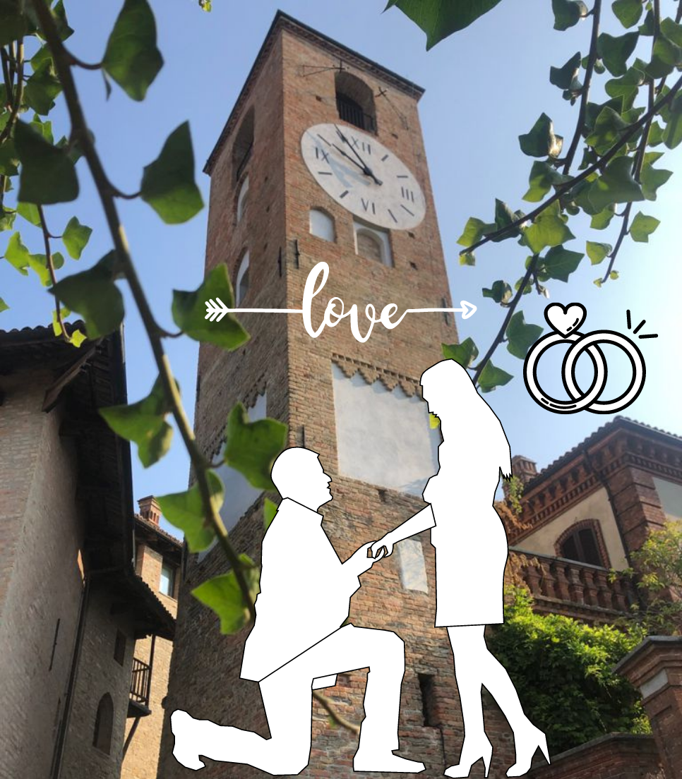 PROPOSTA DI MATRIMONIO SULLA TORRE DELL'OROLOGIO